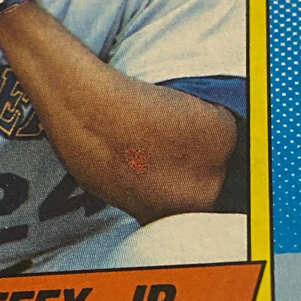 Ken Griffey Jr. 1990 Topps Error Baseball Card # 336 Vintage Collectible